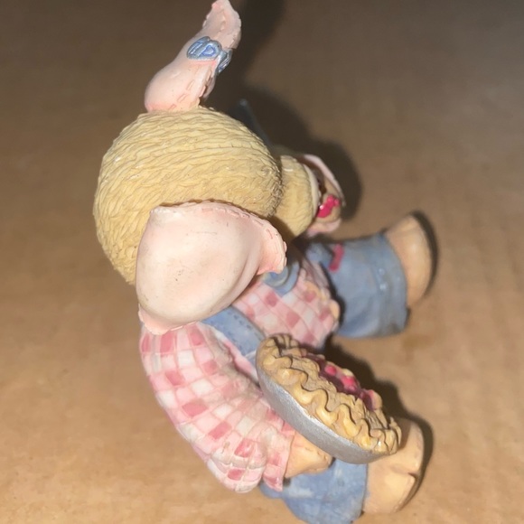 This Little Piggy~Enesco Figurine "Don't Worry Be Sloppy" 1996 by Mary Rhyner - Picture 3 of 6